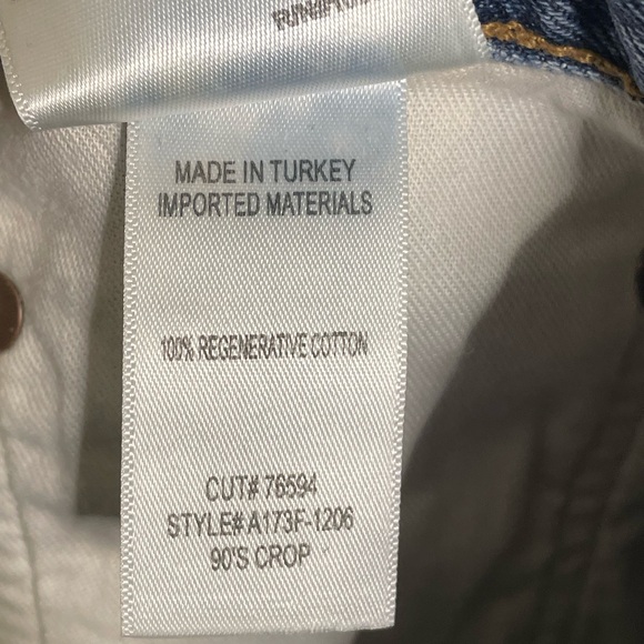 Agolde 90’s Crop Mid Rise Straight in Hooked - Picture 11 of 11